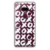 XOXO: HTC U12+ Transparant Hoesje XOXO: HTC U12+ Transparant Hoesje