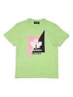 DSQUARED2 KIDS t-shirt en coton à logo imprimé - Vert