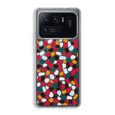 Colored Giraffe: Xiaomi Mi 11 Ultra Transparant Hoesje