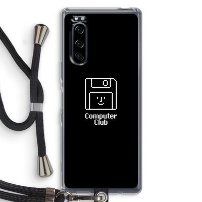 Hello: Sony Xperia 5 Transparant Hoesje met koord
