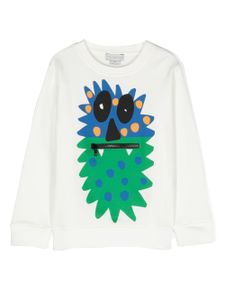 Stella McCartney Kids sweat à motif Monster - Blanc