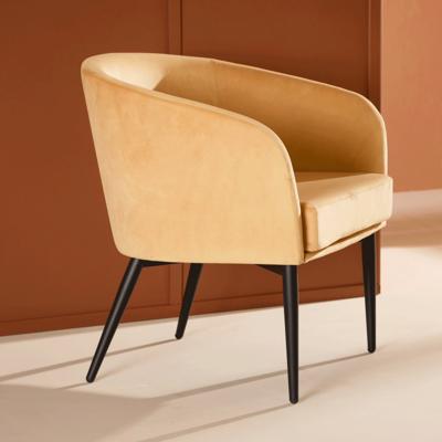 Nohr Fauteuil 'Jennilee' Velvet, kleur Geel