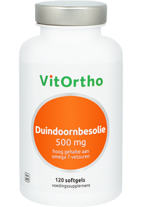 VitOrtho Duindoornbesolie 500mg Softgels