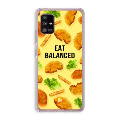 Eat Balanced: Samsung Galaxy A51 5G Transparant Hoesje