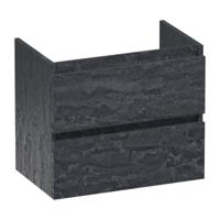 Brauer Joy - Onderkast Ondiep - 60 cm - met 2 Softclose Lades Greeploos en 1 Sifon Uitsparing - Damascus