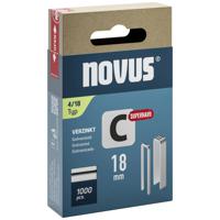 Novus Tools 042-0802 Nieten met smalle rug Type 4 1000 stuk(s) Afm. (l x b x h) 18 x 6.1 x 18 mm - thumbnail