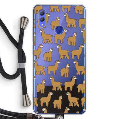 Alpacas: Honor Note 10 Transparant Hoesje met koord