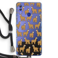 Alpacas: Honor Note 10 Transparant Hoesje met koord