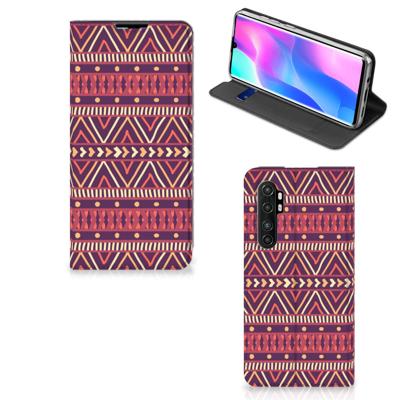 Xiaomi Mi Note 10 Lite | Hoesje met Magneet | Aztec Paars
