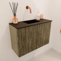 Toiletmeubel Mondiaz Joya | 60 cm | Meubelkleur Dusk | Faye wastafel Urban Midden | Zonder kraangat(en) Toiletmeubel Mondiaz Joya | 60 cm | Meubelkleur Dusk | Faye wastafel Urban Midden | Zonder kraangat(en)