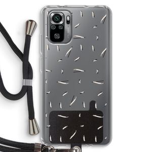 Hipster stripes: Xiaomi Redmi Note 10S Transparant Hoesje met koord