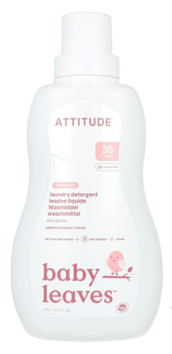 Attitude Baby Leaves Wasmiddel Parfumvrij