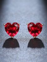 Dol zijn op zirkoon Kristal oorbellen - thumbnail