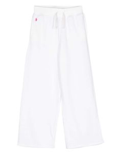 Ralph Lauren Kids pantalon de jogging à motif Polo Pony - Blanc