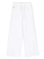 POLO RALPH LAUREN KIDS pantalon de jogging à motif Polo Pony - Blanc