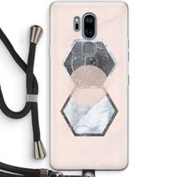 Creatieve toets: LG G7 Thinq Transparant Hoesje met koord