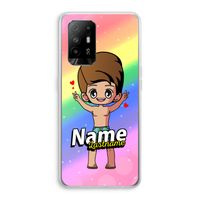 Chibi Maker man: Oppo A94 5G Transparant Hoesje