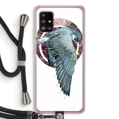 Golden Falcon: Samsung Galaxy A51 5G Transparant Hoesje met koord