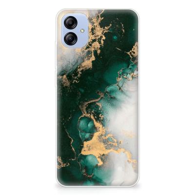 TPU Siliconen Hoesje voor Samsung Galaxy A04e Marmer Groen