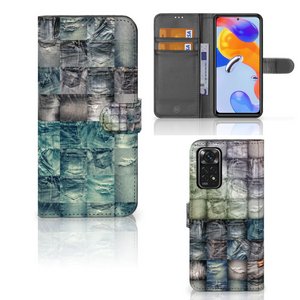 Wallet Case met Pasjes Xiaomi Redmi Note 11 Pro 5G/4G Spijkerbroeken