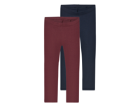 esmara 2 Kinder leggings (Donkerblauw/bordeauxrood, 146/152) esmara 2 Kinder leggings (Donkerblauw/bordeauxrood, 146/152)