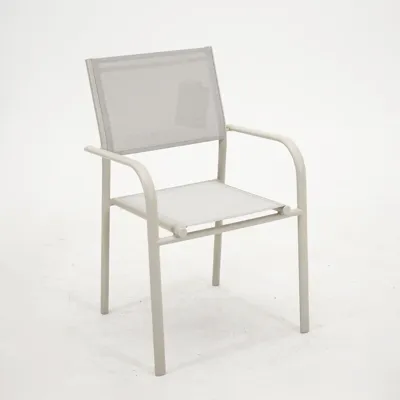 Duca stapelstoel dining crème