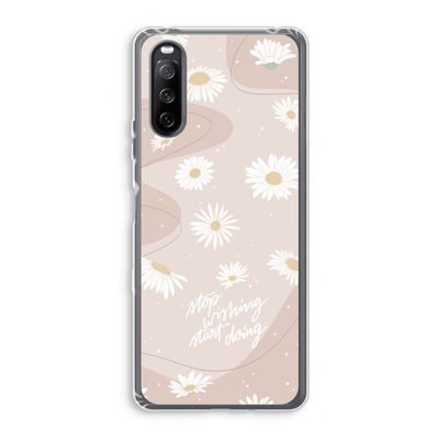 Daydreaming becomes reality: Sony Xperia 10 III Transparant Hoesje