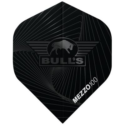 Bulls Dart Flights - Mezzo 100 Zwart