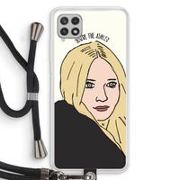 Ashley: Samsung Galaxy A22 4G Transparant Hoesje met koord