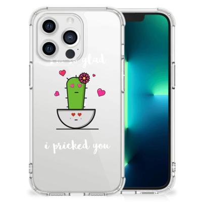 Apple iPhone 13 Pro Stevig | Bumper Hoesje | Cactus Glad Apple iPhone 13 Pro Stevig | Bumper Hoesje | Cactus Glad