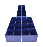 Raaco Magad bakje a6-1 blauw 133x109x157 ds a 24