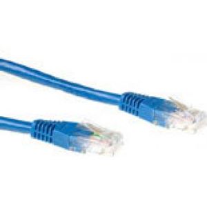 ACT Blauwe 1,5 meter U/UTP CAT6 patchkabel met RJ45 connectoren