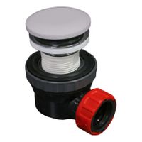 Speciaal Ruimtebesparend sifon met clickwaste Mondiaz Easy | 5/4" | Solid Surface | cale
