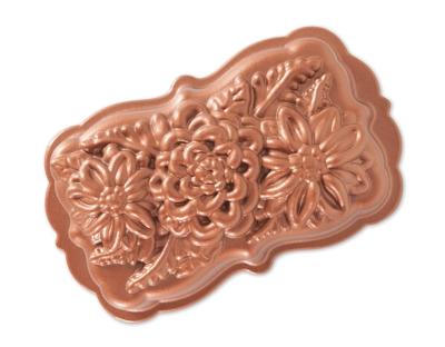 Nordic Ware Cakevorm / Broodbakvorm Wildflower Loaf Pan Koper 24 x 15 cm / 1.4 liter