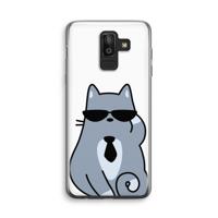 Cool cat: Samsung Galaxy J8 (2018) Transparant Hoesje