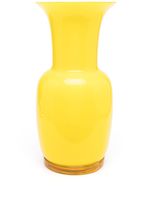 Venini vase bicolore Opalino en porcelaine - Jaune