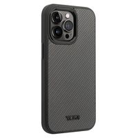 Tumi Aluminium Carbon iPhone 14 Pro Hybride Hoesje - Zwart - thumbnail