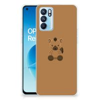 OPPO Reno 6 5G Telefoonhoesje met Naam Baby Hyena