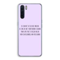 Regenboog: Oppo A91 Transparant Hoesje - thumbnail