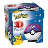 Ravensburger 3D-puzzel Pokémon Master Ball - 54 stukjes