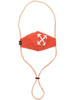 Off-White masque à imprimé Arrows - Orange