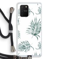 Simple leaves: Samsung Galaxy S10 Lite Transparant Hoesje met koord