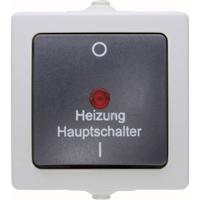 Kopp 565356002 Nautic Verwarmingsnoodschakelaar spatwaterdicht Grijs 1 stuk(s)