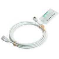 ROLINE GREEN F/UTP DataCenter Patchkabel Cat.6A (Class EA), LSOH, extra dun, grijs, 0,15 m - thumbnail