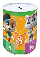 Nickelodeon spaarpot 44 Cats junior 15 cm staal - thumbnail