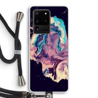 Cosmic Silence: Samsung Galaxy S20 Ultra Transparant Hoesje met koord