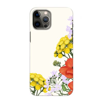 Wilde bloemen: Volledig geprint iPhone 12 Pro Max Hoesje