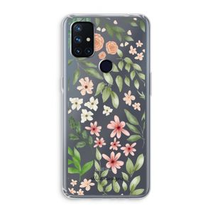 Botanical sweet flower heaven: OnePlus Nord N10 5G Transparant Hoesje
