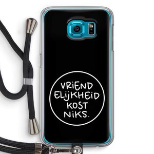 Vriendelijkheid: Samsung Galaxy S6 Transparant Hoesje met koord