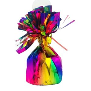 Haza Ballon gewichtjes - regenboogkleur - 170 gram - gewichtjes voor helium ballontrosjes   -